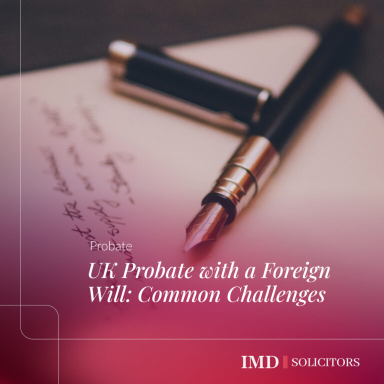 Foreign Will - UK